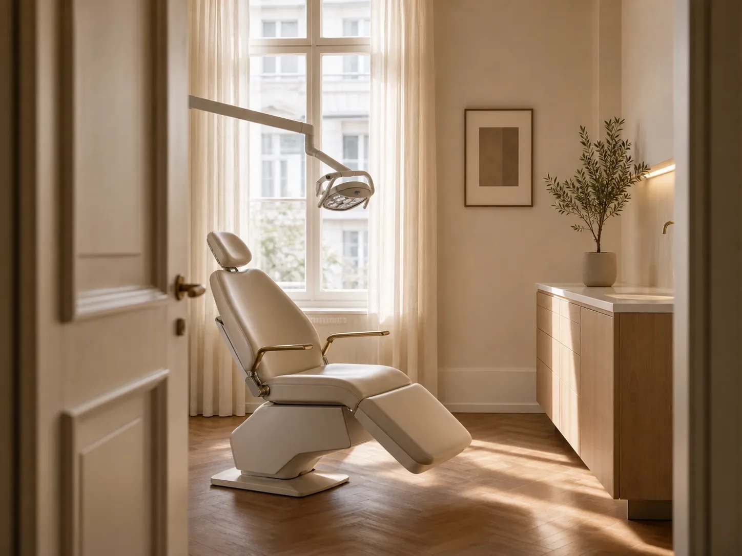 Behandlungszimmer mit Tageslicht